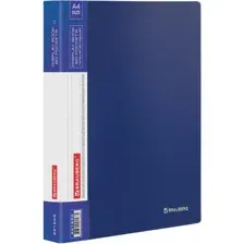 Папка для бумаг BRAUBERG 221605 (синий)