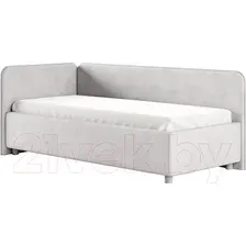 Каркас кровати Сонум Capri L 90x200 (замша пепельный)