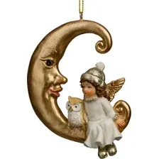 Елочная игрушка Erich Krause Decor. Ангел на месяце 64503