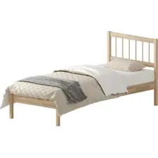 Кровать Домаклево Лето 80x190+В4 (натуральный)