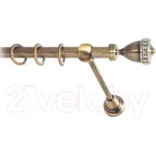 Карниз для штор Lm Decor Кубок 110 1р гладкий (антик, 2м)
