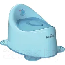 Детский горшок Kidwick Улитка с крышкой KW040204 (голубой)