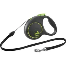 Поводок-рулетка Flexi Black Design S трос 5 м (зеленый)