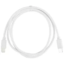 Кабель Buro USB Type-C Lightning PD18W (1 м, белый)