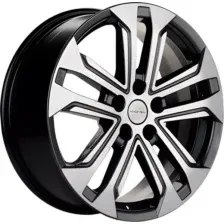 Литой диск Khomen KHW1803 Omoda C5 18x7" 5x108мм DIA 60.1мм ET 33мм (Black FP)