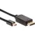 Кабель USBTOP mini DisplayPort - DisplayPort 4К (1.8 м, черный)