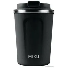 Термокружка Miku 380мл (черный)