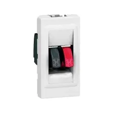 Аудиорозетка 1М LEGRAND Mosaic белый 
