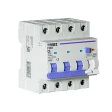 Дифференциальный автомат Dr.Ferz FMO-EL-3P+N 06A 30mA 6kA AC C 4M 22100218FERZ