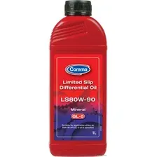 Трансмиссионное масло Comma Limited Slip Differential Oil LS80W-90 1л