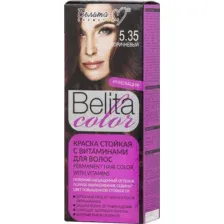 Крем-краска для волос Belita Color, тон 5.35, коричневый