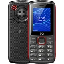 Кнопочный телефон BQ BQ-2452 Energy (черный/красный)