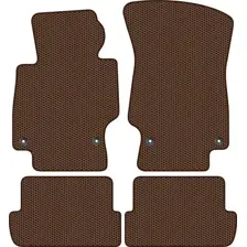 Комплект ковриков для авто Alicosta Audi TT RS (кабриолет, купе / 8J) 2009 - 2014 (коричневый, сота)