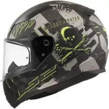 Мотошлем LS2 FF353 Rapid 2 Pirates (XXL, серый матовый)