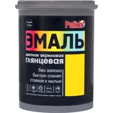 Эмаль акриловая Palizh глянцевый желтый RAL1018, 2.5 кг