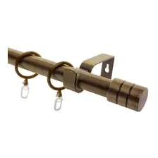 Карниз Lm Decor  Лайт Цилиндр Ø25мм, однорядный 2,0м, АНТИК