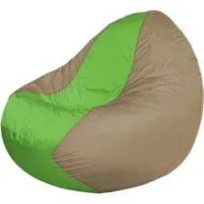 Кресло-мешок Flagman Classic K2.1-31 (бежевый/салатовый)