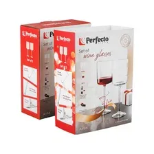 Набор бокалов для вина, 2 шт., 460 мл, серия Avila, PERFECTO LINEA (Размер 230х80 мм)