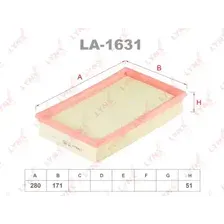 Фильтр воздушный LYNXAUTO LA-1631