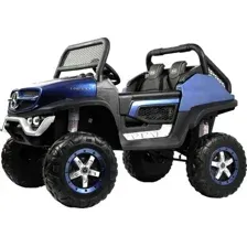 Детский автомобиль RiverToys Mercedes-Benz Unimog Concept P555BP (синий глянец)