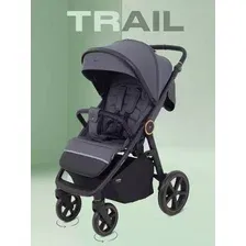 Коляска прогулочная «книга» MOWbaby Trail 2025 MB090 (графит)