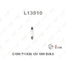 Автолампа SV8.5 LYNXAUTO L13510 C10W 12