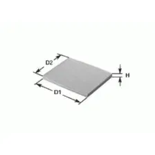 Фильтр, воздух во внутренном пространстве CLEAN FILTERS NC2140CA