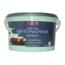 Краска Palizh Интерьерная моющаяся 3.7 кг (мохито)