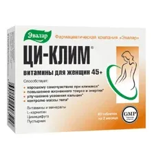 Эвалар Ци-клим витамины для женщин 45+ таблетки №60