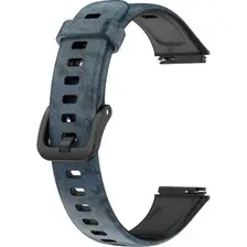Ремешок Rumi силиконовый для Huawei Band 7 (пиксельный камуфляж)