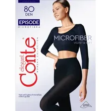 Колготки женские CONTE ELEGANT EPISODE 80, р.3, nero