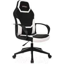 Кресло Brabix Alpha GM-018 532640 (черный/белый)