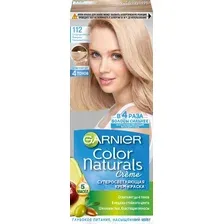 Краска для волос "Color Naturals" тон: 112, суперосветляющий жемчужно-платиновый блонд
