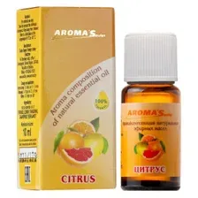Аромакомпозиция эфирных масел AROMA SAULES Цитрус натуральная, 10 мл