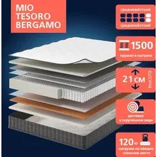 Матрас Mio Tesoro Bergamo 180x190 (джерси трикотаж)