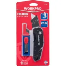 Нож строительный Workpro WP211017