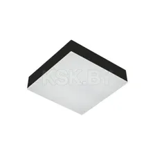 Светильник светод. накладной (11170) 18W 4000K квадрат черный AURA TruEnergy