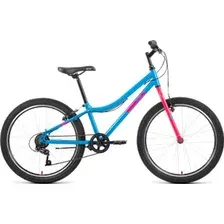Велосипед Altair MTB HT 24 1.0 2022 (голубой/розовый)