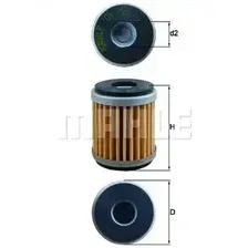фильтр масляный! мотоцикла\ Yamaha WR-series 01>, MT-125 15> OX799 KNECHT