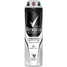 Антиперспирант-спрей Rexona Men Невидимый на черном и белом 150 мл