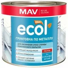 Алкидная грунтовка Ecol ГФ-021 (1 л, светло-серый)