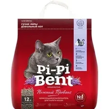 Наполнитель для туалета Pi-Pi Bent Нежный Прованс 5 кг