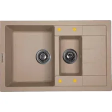 Кухонная мойка Ecoshtein Rechteck 781.5 (бежевый)