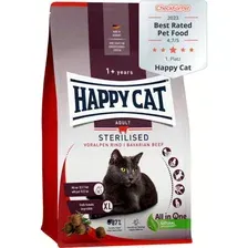 Happy Cat Sterilised Voralpen-Rind (Баварская говядина) 10 кг