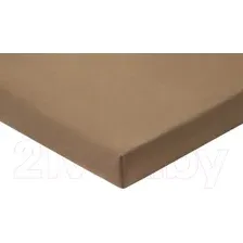 Простыня AlViTek Трикотажная на резинке 180x200 / ПТР-МОК-180(180) (мокко)