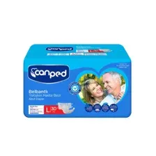 CANPED Подгузники для взрослых размер L (100-150 см), 30 шт