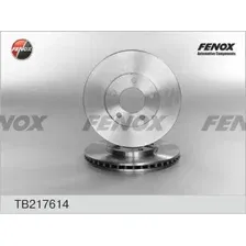 Тормозной диск FENOX TB217614 вентилируемый , передняя ось
