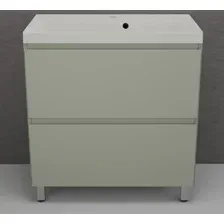 Symbolite Тумба под умывальник Манхэттен 80 Plus 2 ящика + Asti 80x45 (олива/жасмин)