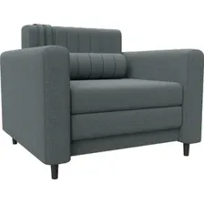 Кресло-кровать Лига диванов Лига-070 132544 (рогожка амур 07 серый)