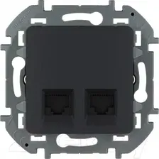 Розетка Legrand Inspiria 673838 (антрацит)
